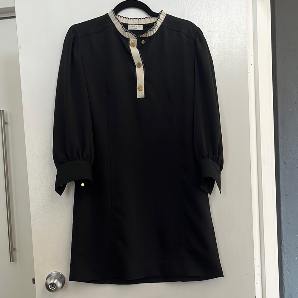 Sandro Black Mini dress